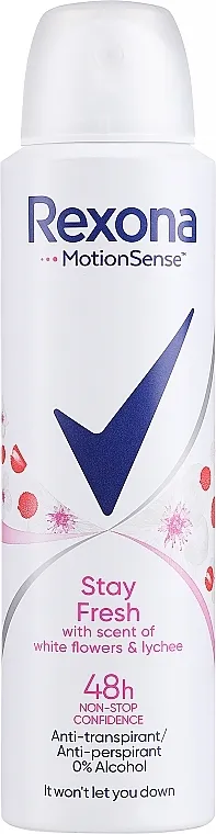 Rexona Stay Fresh White Flowers &amp; Lychee Spray Dezodorans u spreju "Bijelo cvijeće i liči"
