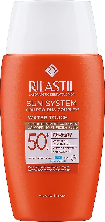Rilastil Sun System Water Touch Color Fluid SPF50+ Tečnost za zaštitu od sunca za lice