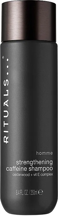 Rituals Homme Strengthening Caffeine Shampoo CedarWood + Vit-E Complex Učvrščujući šampon za kosu