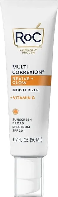 RoC Multi Correxion Revive &amp; Glow Moisturiser Cream Hydrantna krema za lice sa vitaminom C i SPF 30