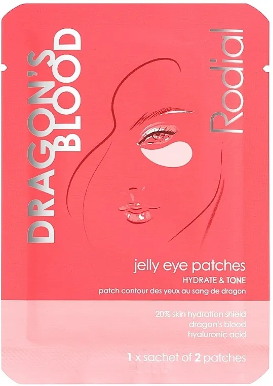Rodial Dragons Blood Jelly Eye Patches Hidrogel flasteri za kožu oko očiju