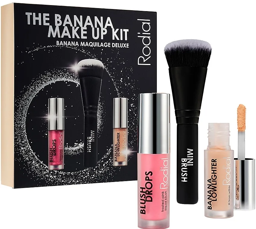 Rodial The Banana Make Up (blush/2g + lowlighter/1,6ml + brush/1pc) Set