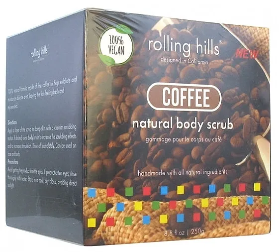 Rolling Hills Gommage Corps Naturel Piling za tijelo "Kava"