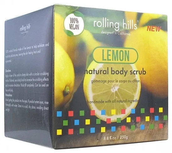 Rolling Hills Gommage Corps Naturel Piling za tijelo "Limun"