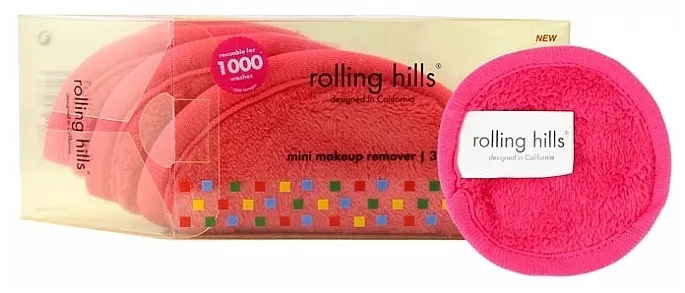 Rolling Hills Mini Makeup Remover Pink Mini peškir za skidanje šminke, roze