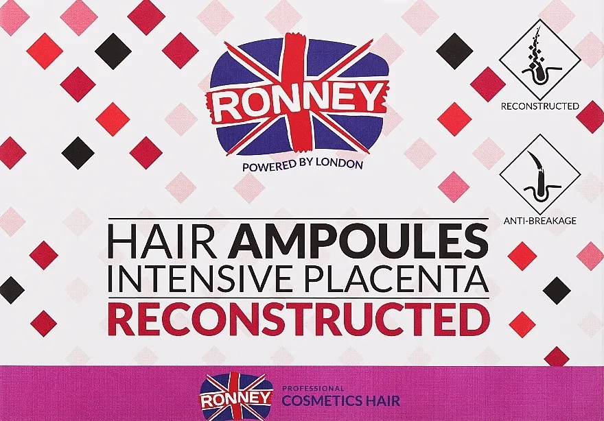Ronney Hair Ampoules Intensive Placenta Ampule protiv opadanja kose