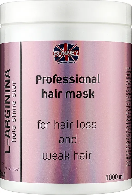 Ronney Professional Holo Shine Star L-Arginina Mask Hidratantna maska za opadajuću i oslabljenu kosu
