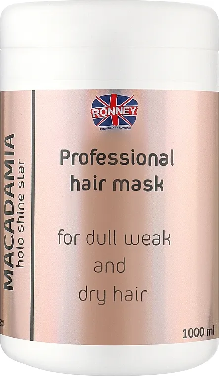 Ronney Professional Holo Shine Star Macadamia Mask Maska za kosu sa uljem makadamije