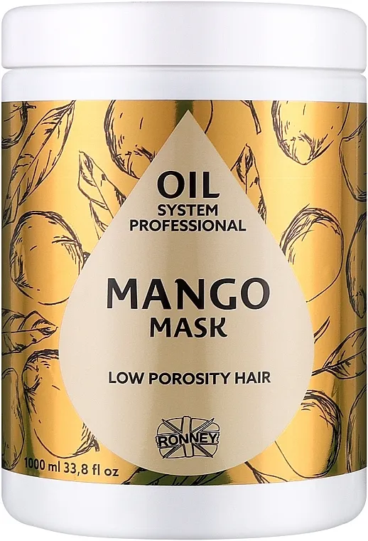 Ronney Professional Oil System Low Porosity Hair Mango Mask Maska za kosu niske poroznosti sa uljem manga