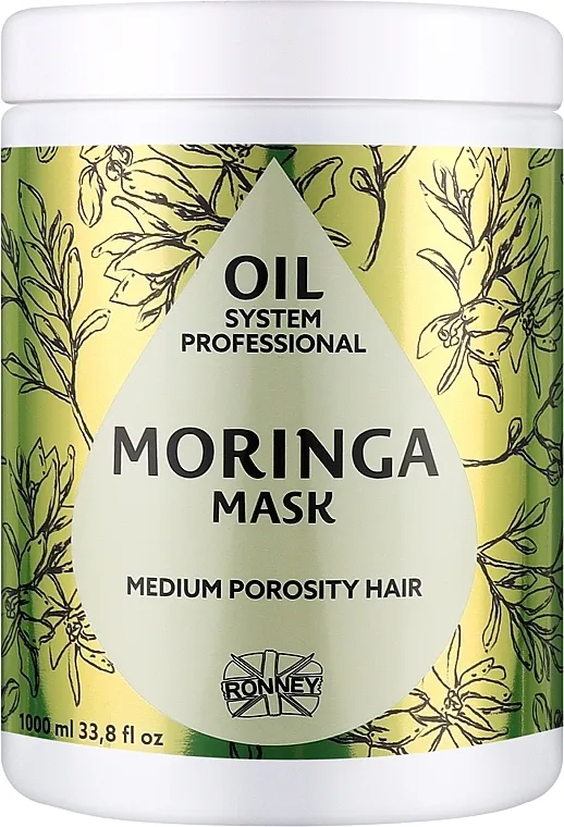 Ronney Professional Oil System Medium Porosity Hair Moringa Mask Maska za kosu srednje poroznosti sa uljem moringe