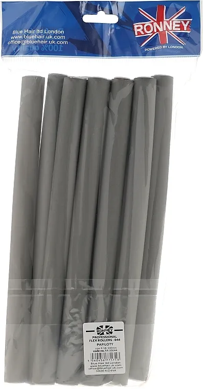 Ronney Uvijači za kosu 18/240mm, sivi