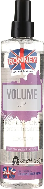 Ronney Volume Up Professional Express Treatment Leave-In Sprej za povećanje volumena za slabu i tanku kosu