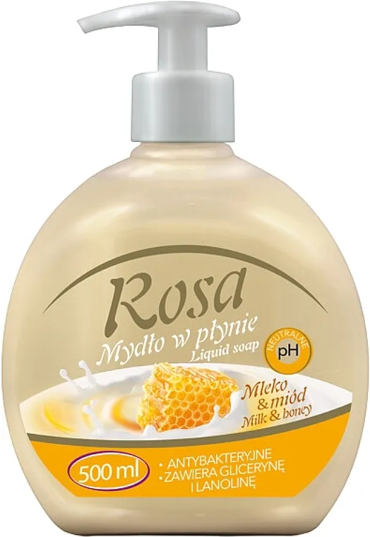 Rosa Liquid Soap Tečni sapun Mleko i med