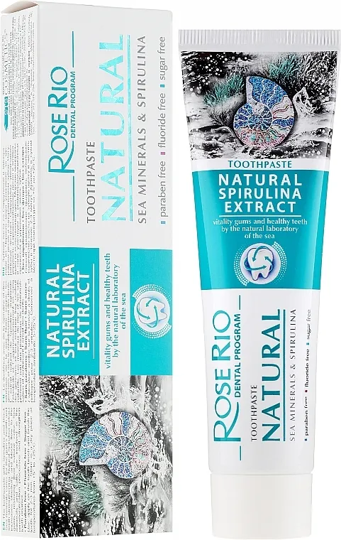 Rose Rio Natural Sea Minerals &amp; Spirulina Toothpaste Pasta za zube
