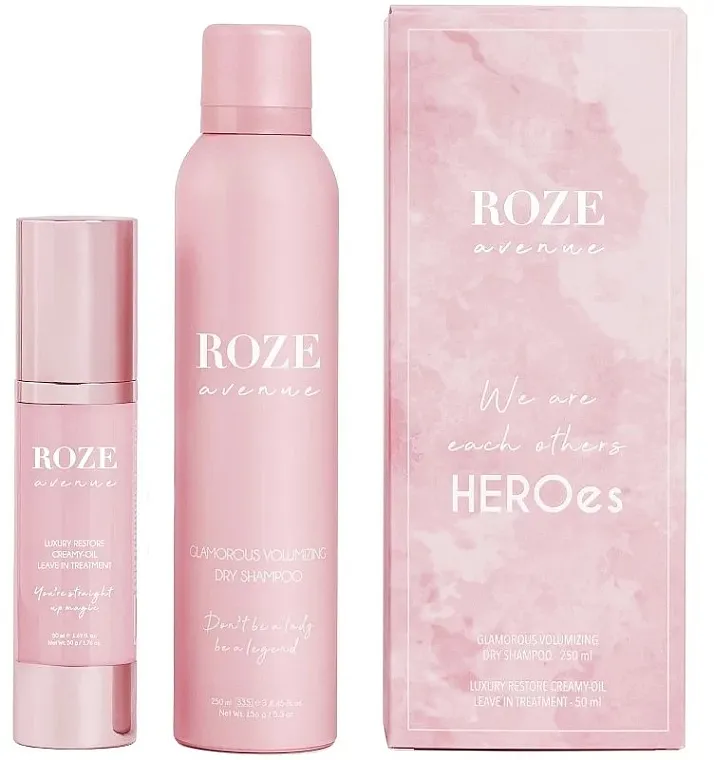 Roze Avenue Heroes (dry/shmp/250ml + cr/oil/50ml) Set