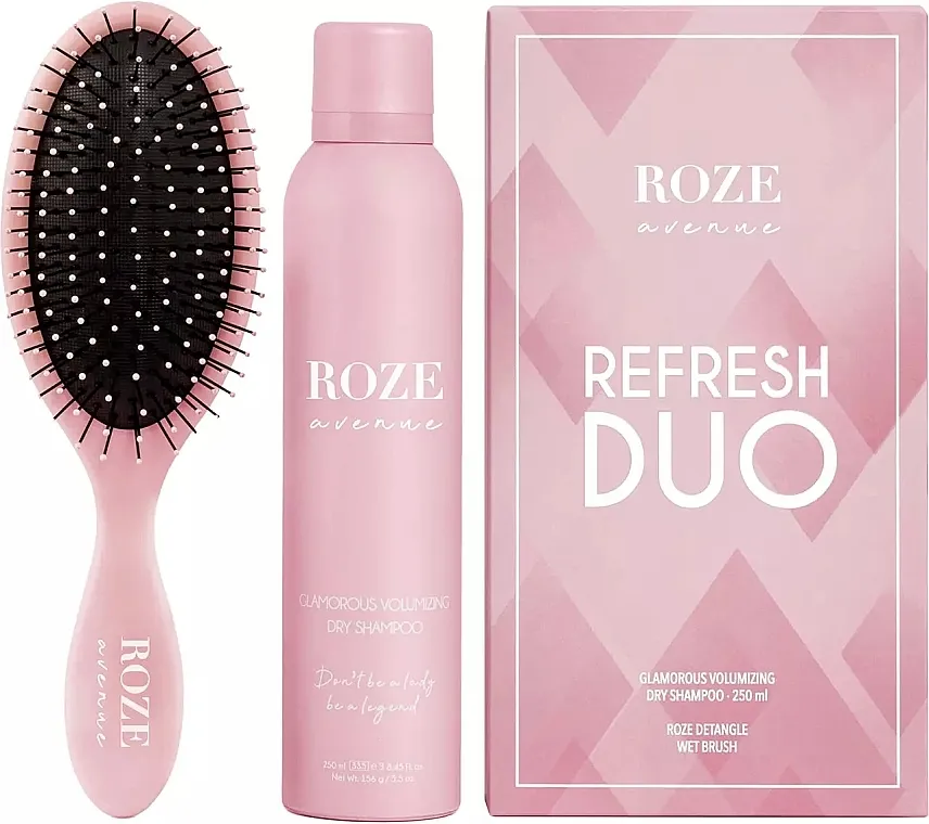 Roze Avenue Refresh Duo (dry/shmp/250ml + brush/1pcs) Set