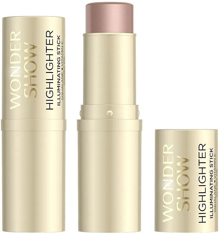Rozświetlacz do twarzy w sztyfcie - Hajlajter za lice u stiku Eveline Cosmetics Wonder Show Highlighter Illuminating Stick