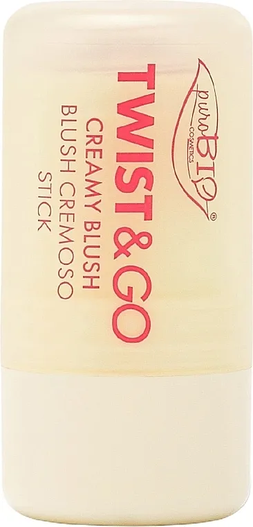 Ruž u stiku PuroBio Cosmetics TWIST &amp; GO Creamy Blush Stick