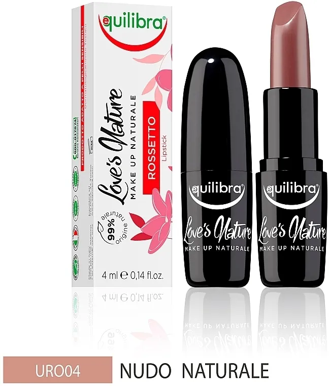 Ruž za usne Equilibra Love's Nature Lipstick
