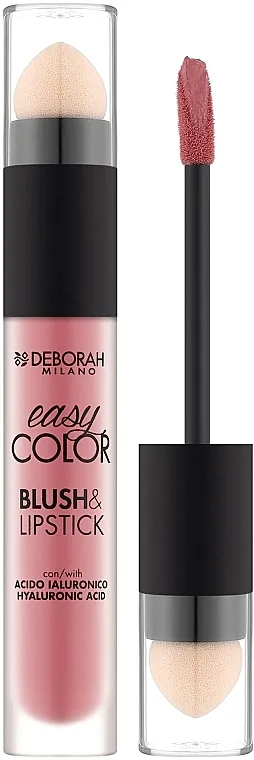 Ruž za usne i tečno rumenilo 2 u 1 Deborah Easy Color Blush&amp;Lipstick