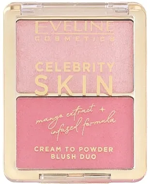 rumenilo za lice Eveline Cosmetics Celebrity Skin Blush Duo