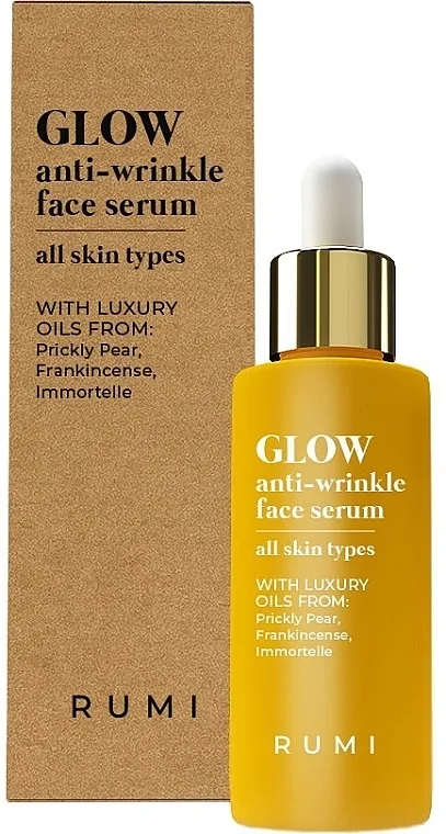 Rumi Glow Anti-Wrinkle Face Serum With Precious Essential Oils Serum protiv bora sa esencijalnim uljima