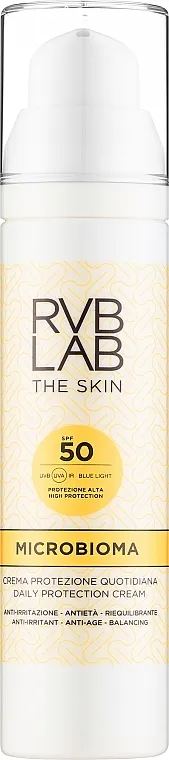 RVB LAB Microbioma Daily Protection Cream SPF50 Krema za sunčanje za lice SPF50