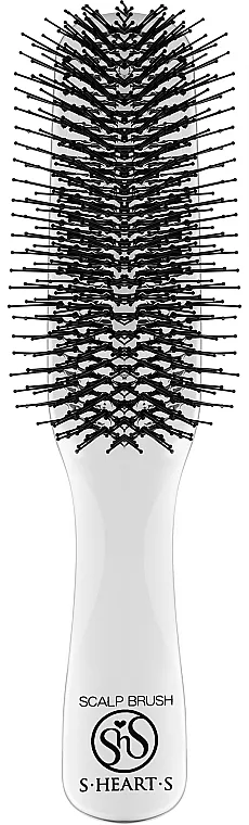 S-Heart-S Scalp Brush Plus For Professional Long Silver Četka za kosu sa produženom drškom