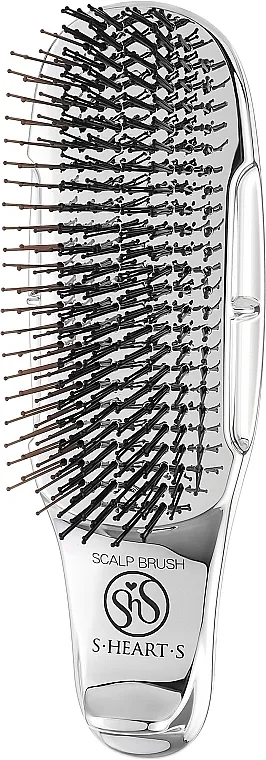 S-Heart-S Scalp Brush Plus for Professional Short Silver Četka za kosu