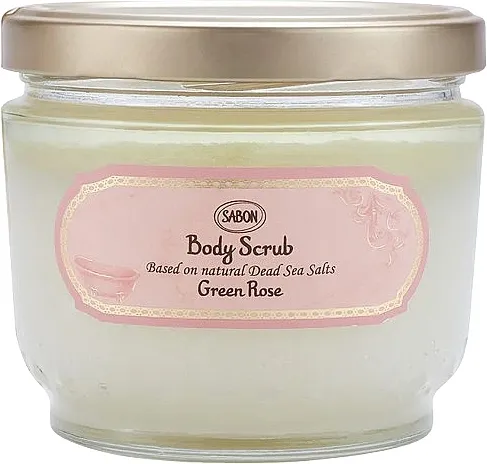 Sabon Green Rose Body Scrub Piling za telo