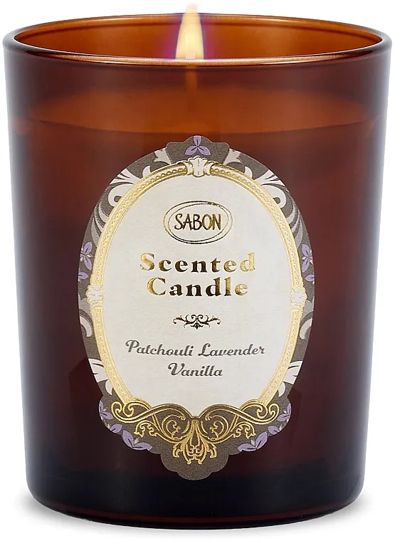 Sabon Patchouli Lavender Vanilla Scented Candle Mirisna sveća u staklu