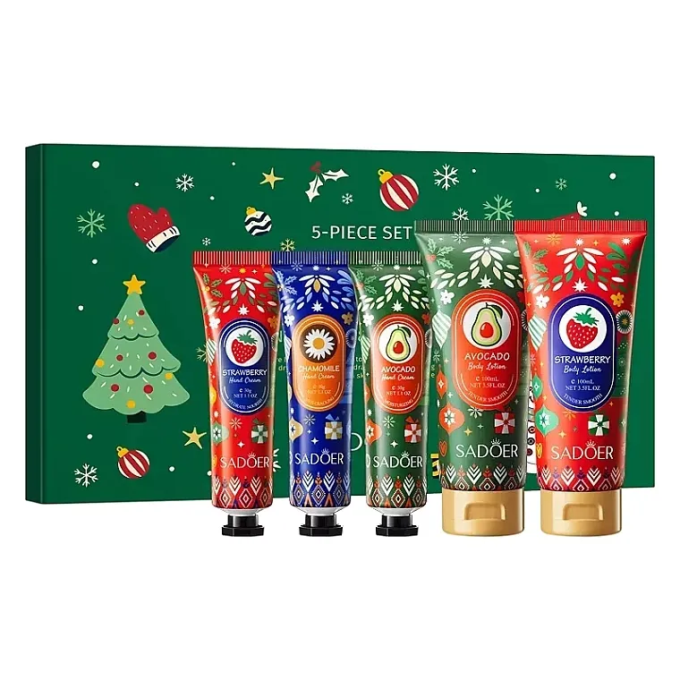 Sadoer Christmas Set (h/cr/3x30g + b/lot/2x100g)