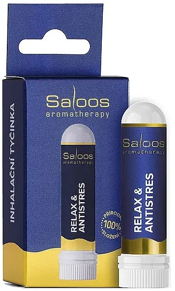 Saloos Aromatherapy Relax &amp; Antistress Inhalation Stick Umetak za udisanje Opuštanje i Protiv stresa