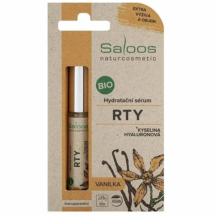 Saloos Bio Moisturizing Lip Serum Vanilla Hidratantni serum za usne "Vanila"