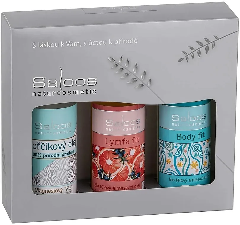 Saloos Magnesium &amp; Lymfa &amp; Body (b/oil/3x50ml) Set