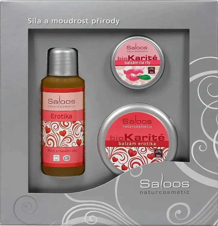 Saloos (oil/50ml + b/balm/50ml + lip/balm/19ml) Set