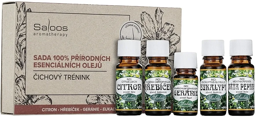 Saloos Olfactory Training Set Essential Oil Set