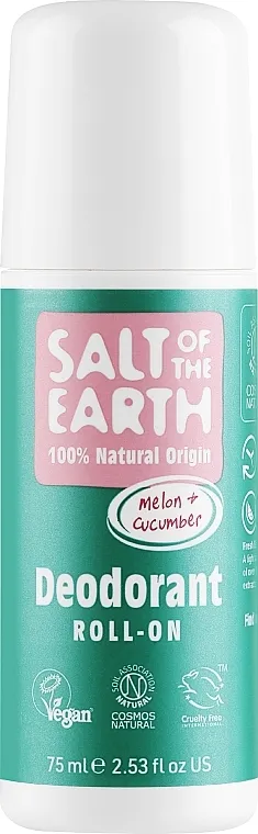 Salt of the Earth Melon &amp; Cucumber Natural Roll-On Deodorant Prirodni roll-on dezodorans