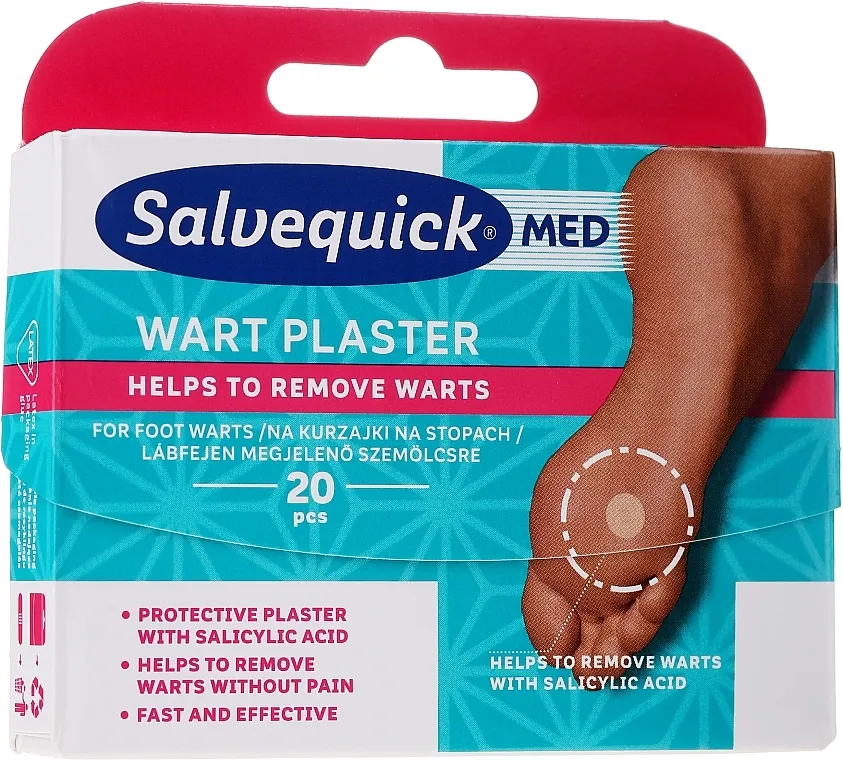 Salvequick Med Foot Care Wart Plaster Flaster za bradavice