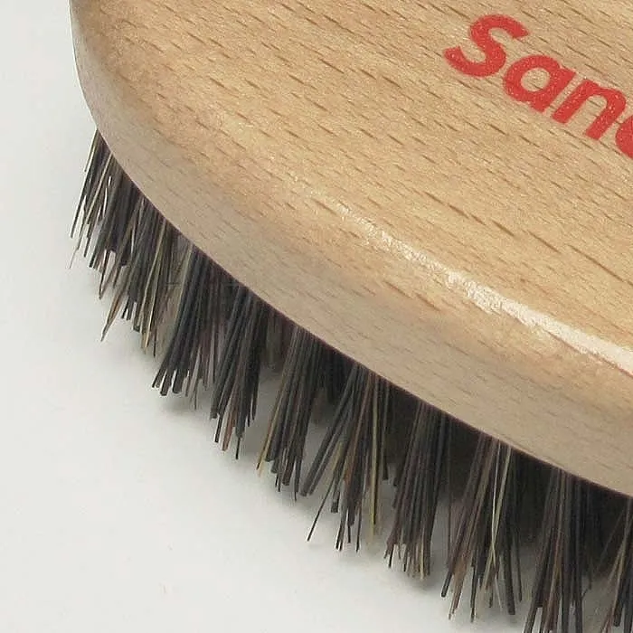 Sanel Beard Brush Četkica za bradu, svetla drvenjača