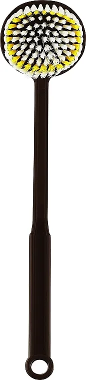 Sanel Četka za telo Ola, 42 cm, braon, bela-žuta dlaka
