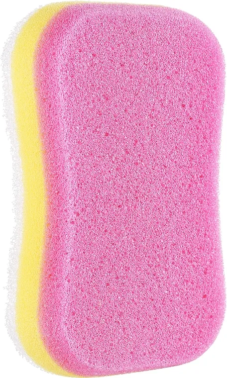 Sanel Fit Kosc Sunđer za masažu tela, roze-žuti