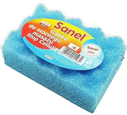 Sanel Stop Cellulit Sunđer za masažu tela protiv celulita, plavi