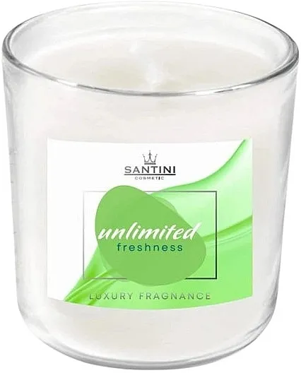 Santini Cosmetic Luxury Candle Mirišljava sveća Neogranižena Svežina