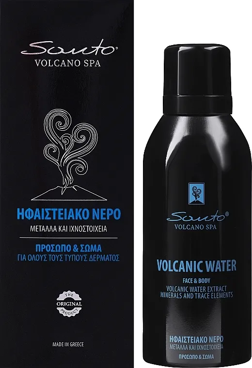 Santo Volcano Volcanic Water Face &amp; Body Vulkanska voda za lice i tijelo