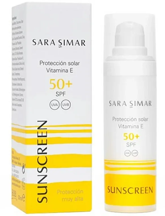 Sara Simar Sunscreen SPF 50 Krema za sunčanje za lice