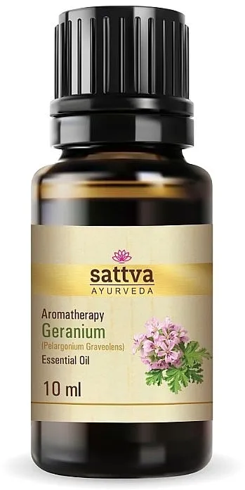 Sattva Ayurveda Geranium Essential Oil Eterično ulje "Zdravac"