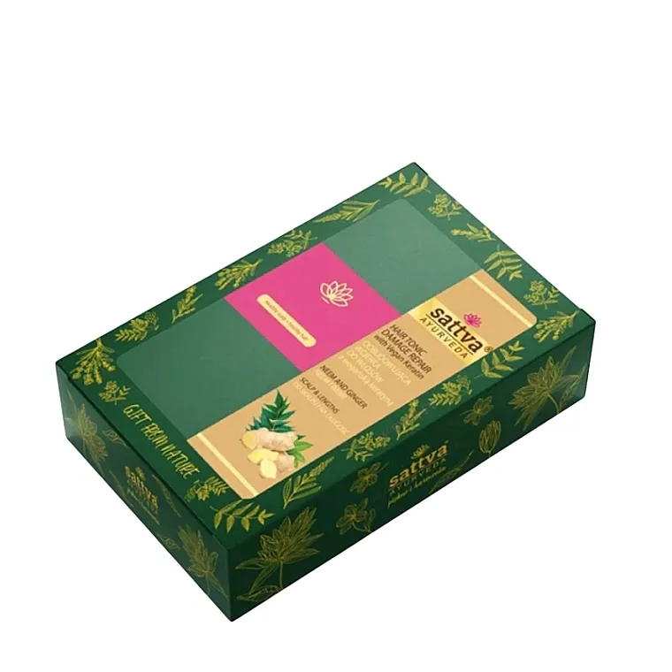 Sattva Ayurveda Set (h/tonic/100g + h/brush/1pcs)