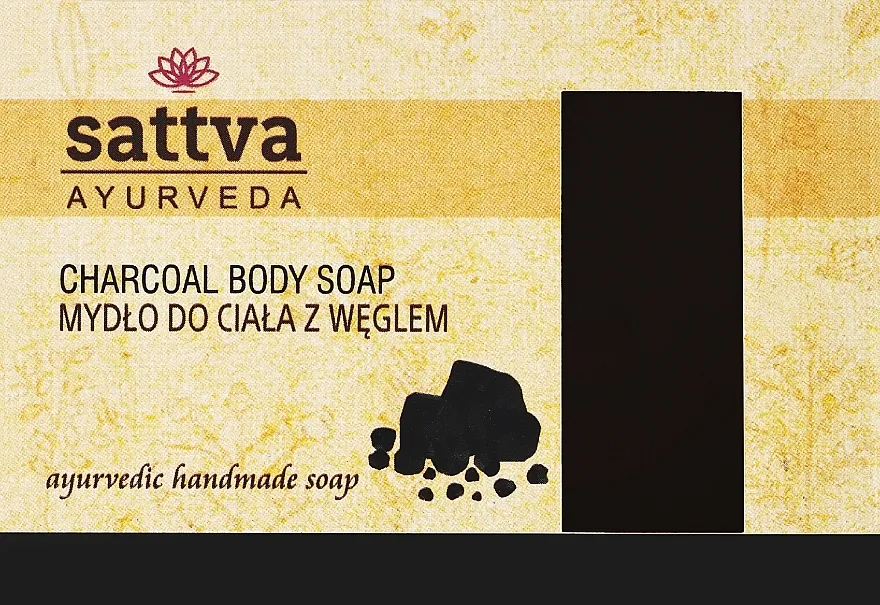 Sattva Hand Made Soap Charcoal Sapun