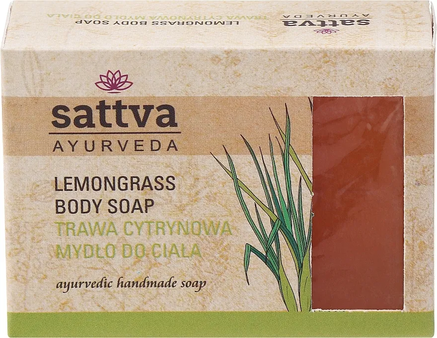 Sattva Hand Made Soap Lemongrass Sapun